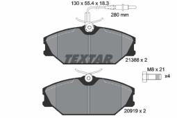 KLOCKI HAM./PRZ/ RENAULT LAGUNA 93- TEXTAR 2138802