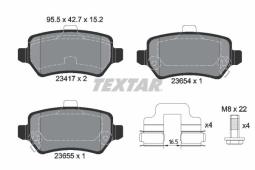 KLOCKI HAM./TYŁ/ OPEL ASTRA 02- TEXTAR 2341703