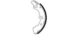 SZCZĘKI HAM.MAZDA 121 -96 /180X31/ TEXTAR 91047300