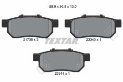 KLOCKI HAM./TYŁ/ HONDA CIVIC 1,6 92- TEXTAR 2173801
