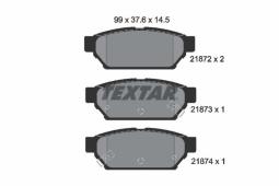 KLOCKI HAM./TYŁ/ MITSUBISHI LANCER 93- TEXTAR 2187202