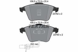 KLOCKI HAM./PRZ/ AUDI A6 01- TEXTAR 2376201