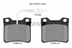 KLOCKI HAM./TYŁ/ DB VITO 96- TEXTAR 2190403