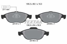 KLOCKI HAM./PRZ/ /TEXTAR/ TEXTAR 2314101