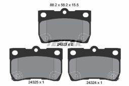 KLOCKI HAM./TYŁ/ TOYOTA GS300-450 /LEXUS/ 06- TEXTAR 2432301