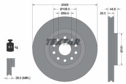 TARCZA HAM. /TEXTAR/ TEXTAR 92115800