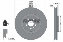 TARCZA HAM. /TEXTAR/ TEXTAR 92119600