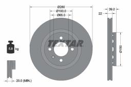 TARCZA HAM. /TEXTAR/ TEXTAR 92043500