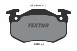 KLOCKI HAM./TYŁ/ CITROEN SAXO 96- TEXTAR 2097401