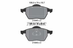 KLOCKI HAM./PRZ/ AUDI A4 94- 1,8-2,8   /EZ CZUJNIKA/ TEXTAR 2184802