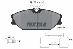 KLOCKI HAM./PRZ/ RENAULT LAGUNA 93-/-CZUJNIK/ TEXTAR 2317203