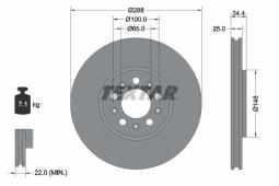 TARCZA HAM. /TEXTAR/ TEXTAR 92106600