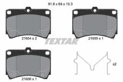 KLOCKI HAM./PRZ/ MAZDA 323 89- TEXTAR 2165404