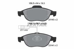 KLOCKI HAM./PRZ/ ALFA 156 97- 2,0-2,5 TEXTAR 2314002