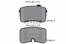 KLOCKI HAM./PRZ/ AUDI 100 91-94 4,2 TEXTAR 2121901