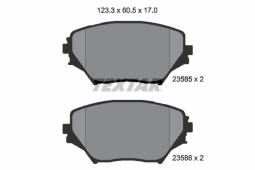 KLOCKI HAM./PRZ/ TOYOTA RAV-4 00- TEXTAR 2358501