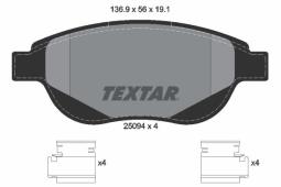 KLOCKI HAM./PRZ/ CITROEN C4 TEXTAR 2509401