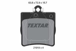 KLOCKI HAM./TYŁ/ DB W202 95- TEXTAR 2191903