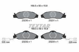 KLOCKI HAM./PRZ/ SSANGYONG MUSSO 96- TEXTAR 2323001