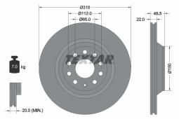 TARCZA HAM. /TEXTAR/ TEXTAR 92140703