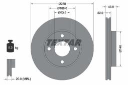 TARCZA HAM. /TEXTAR/ TEXTAR 92096200