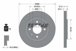 TARCZA HAM. /TEXTAR/ TEXTAR 92048103