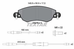 KLOCKI HAM./PRZ/ CITROEN C5 1,8 16V 00- TEXTAR 2327601