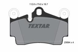 KLOCKI HAM./TYŁ/ VW TOUREG 3,2-6,0 W12 02- TEXTAR 2369402