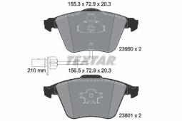 KLOCKI HAM./PRZ/ AUDI A4,A6 03- TEXTAR 2395001