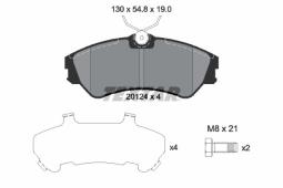 KLOCKI HAM./PRZ/ VW T4 14 TEXTAR 2012401