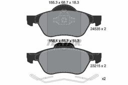 KLOCKI HAM./PRZ/ RENAULT LAGUNA 1,6 16V01- /ATE/ TEXTAR 2453501