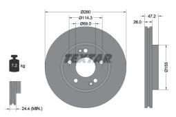 TARCZA HAM. /TEXTAR/ TEXTAR 92161603