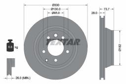 TARCZA HAM. /TEXTAR/ TEXTAR 92122000