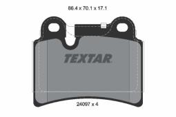 KLOCKI HAM./TYŁ/ VW TOUAREG TEXTAR 2409701