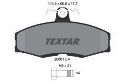 KLOCKI HAM./PRZ/ FORD SIERRA 1,6 TEXTAR 2086105