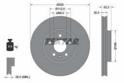 TARCZA HAM. /TEXTAR/ TEXTAR 92160000