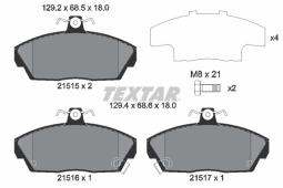 KLOCKI HAM./PRZ/ HONDA CONCERTO -93 /LUC/ TEXTAR 2151503