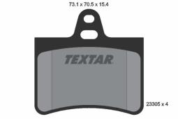 KLOCKI HAM./TYŁ/ CITROEN C5 01- TEXTAR 2330501