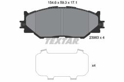 KLOCKI HAM./PRZ/ LEXUS IS 250 05- TEXTAR 2398301