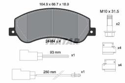KLOCKI HAM./PRZ/ FORD TRANSIT 260-300 06- TEXTAR 2448401