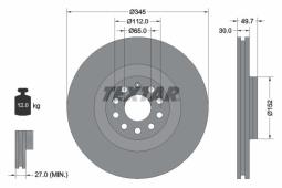 TARCZA HAM. /TEXTAR/ TEXTAR 92120603
