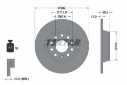 TARCZA HAM. /TEXTAR/ TEXTAR 92140803