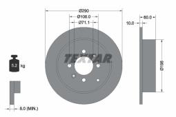 TARCZA HAM. /TEXTAR/ TEXTAR 92080703