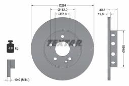 TARCZA HAM. /TEXTAR/ TEXTAR 92059303