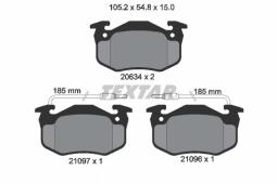 KLOCKI HAM./PRZ/ /TEXTAR/ TEXTAR 2109601