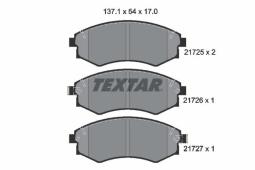 KLOCKI HAM./PRZ/ HYUNDAI LANTRA 91-     /+CZUJNIK/ TEXTAR 2172501