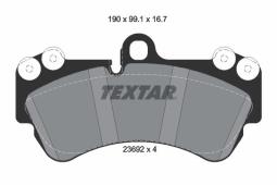 KLOCKI HAM./PRZ/ VW TOUAREG 2,5-3,2 V6 0-2 TEXTAR 2369202