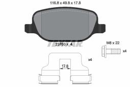 KLOCKI HAM./TYŁ/ ALFA ROMEO 159 05- TEXTAR 2376002