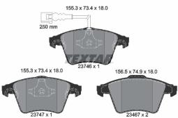 KLOCKI HAM./PRZ/ VW T5 03- 17 TEXTAR 2374601