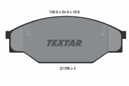 KLOCKI HAM./PRZ/ TOYOTA HIACE 83-89     WYPRZEDAŻ!!! TEXTAR 2115801